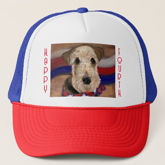 CASQUETTE TERRIER AIREDALE        (Devant)