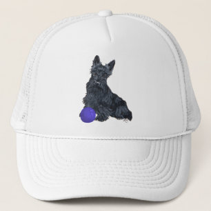 Casquette Térrier Écossais Joue avec moi !