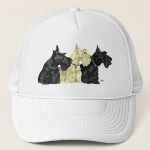 Casquette Terriers écossais noirs et roux