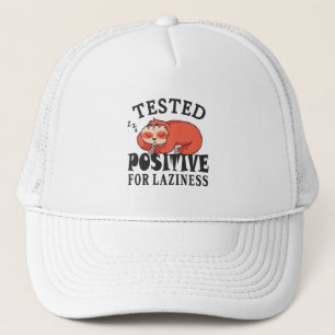 Casquette Testé positif à la paresse Paresseux