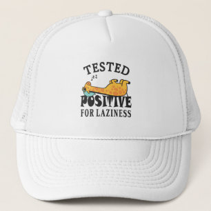 Casquette Testé positif pour la paresse Giraffe
