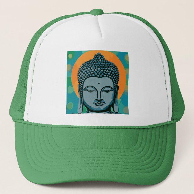 Casquette Tête de bouddha zen (Devant)