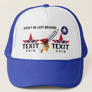 Casquette Texit Coin Logo Officiel, Rockship, TXC Étoile Bla