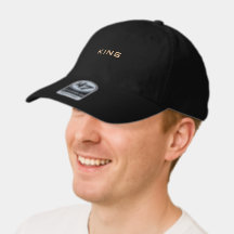 Casquette Text Name Imprimé Noir Élégant-Cap Clean