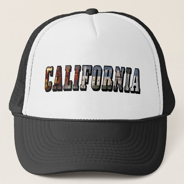 Casquette Texte de l'image de Californie (Devant)