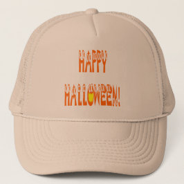 Casquette Texte de squash d'Halloween