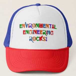 Casquette Texte des roches d'ingénierie de l'environnement