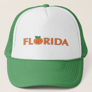 Casquette Texte d'orange de la FLORIDE
