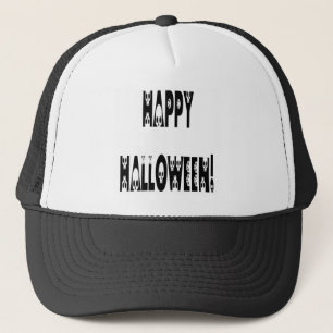 Casquette Texte Halloween squelettique