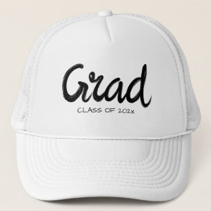 Casquette Texte manuscrit personnalisé de l'année de promoti