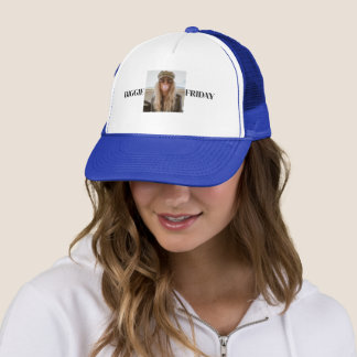 Casquette Texte minimaliste "Biggie vendredi" et photo perso