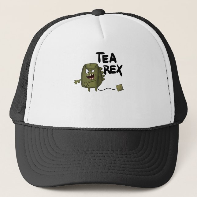 Casquette thé rex, drôle de dinosaure (Devant)
