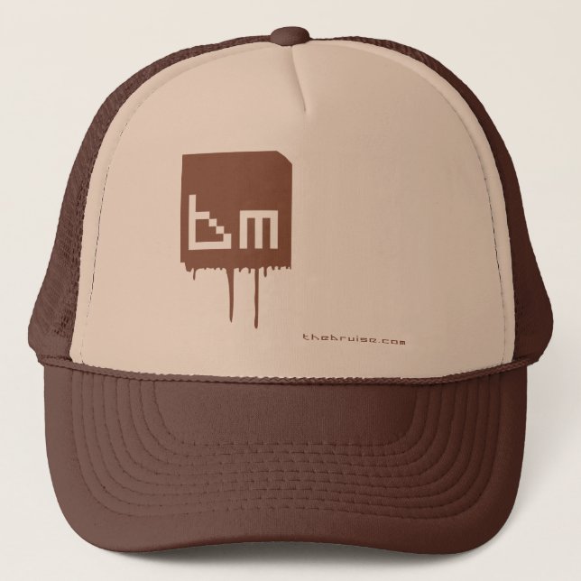 Casquette thebruise.com_LOGO_brown (Devant)