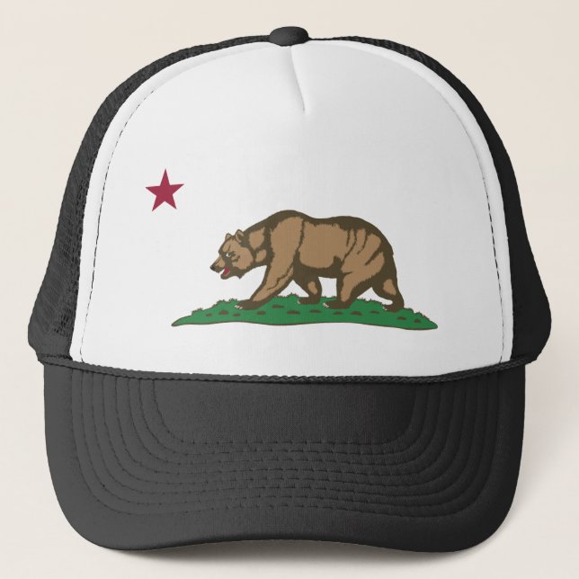 Casquette Thème 01 de drapeau de la Californie (Devant)