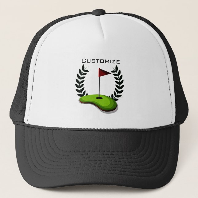 Casquette Thème de golf personnalisé (Devant)