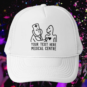 Casquette Thème de santé cardiaque du centre médical