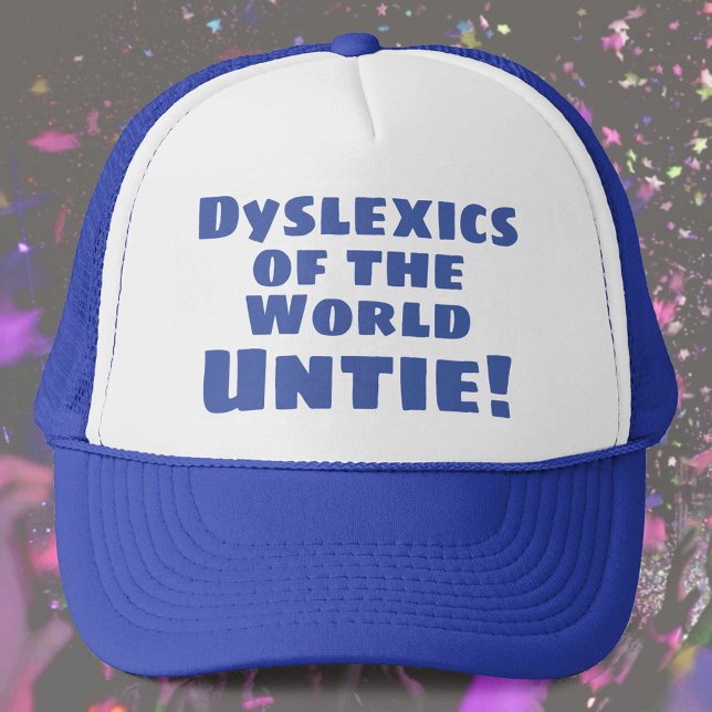 Casquette Thème Dyslexie (Créateur téléchargé)
