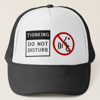 CASQUETTE THINKING/DO NE PAS DÉRANGER