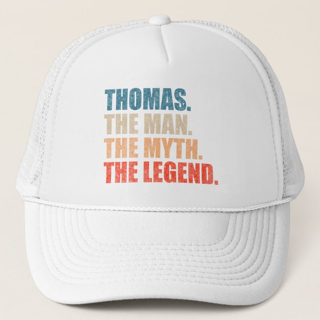 Casquette Thomas L'Homme Le Mythe La Légende (Devant)