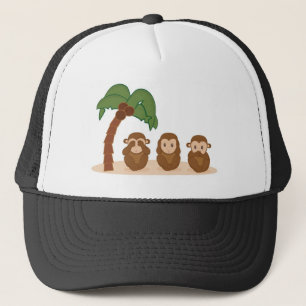 Casquette Three little monkeys - trois barboteuses