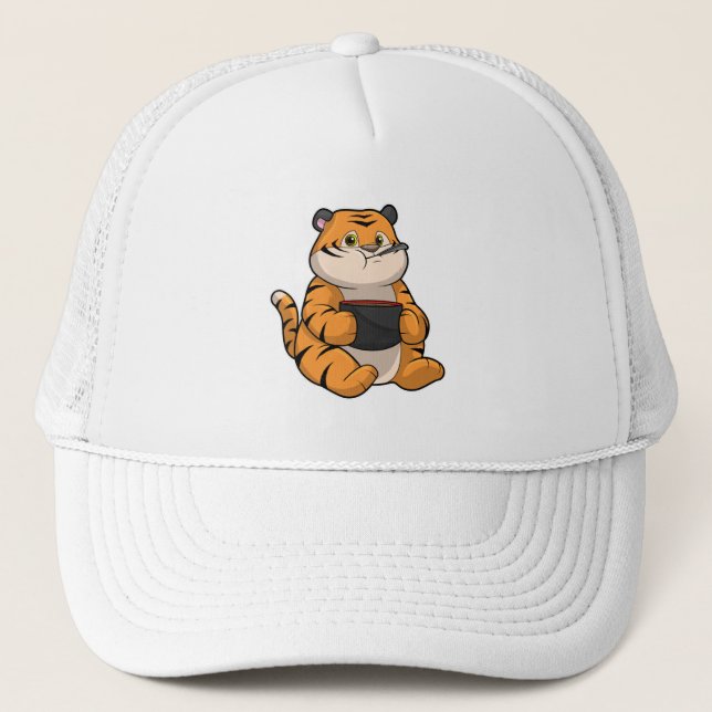 Casquette Tiger à manger avec Bowl (Devant)