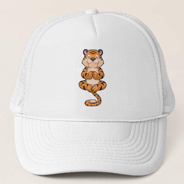 Casquette Tigre au Yoga Fitness (Devant)