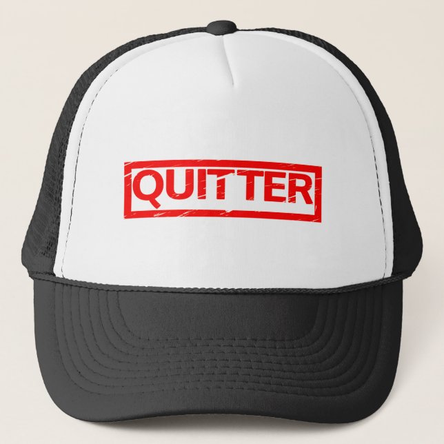 Casquette Timbre Quitter (Devant)