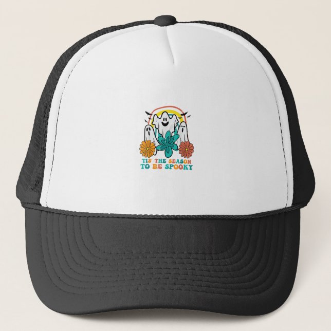 Casquette Tis The Season To Spooky Retro Halloween Women (Devant)