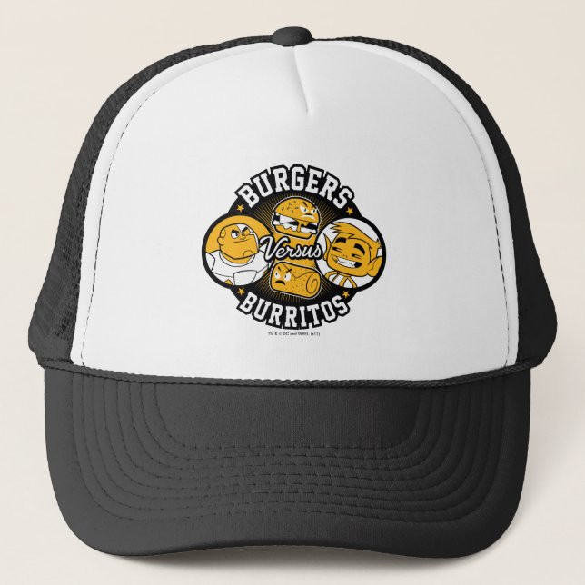 Casquette Titans Ados, allez ! | Burgers contre Burritos (Devant)