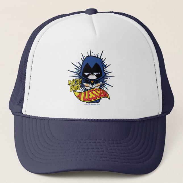 Casquette Titans Ados, allez ! | Raven "Appris Une Leçon" (Devant)