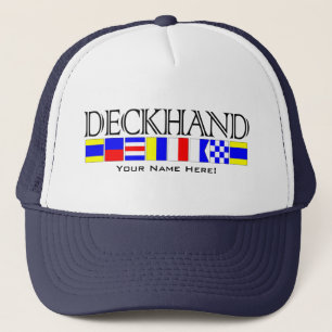 Casquette Titre du matelot de pont dans les indicateurs de s