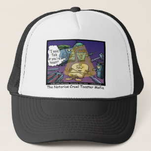 Casquette Toast Mafia Drôle Offbeat Cartoon Cadeaux et Tee -