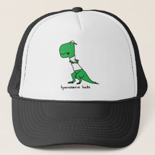 Casquette toiles à grain d'orge de tyrannosaurus
