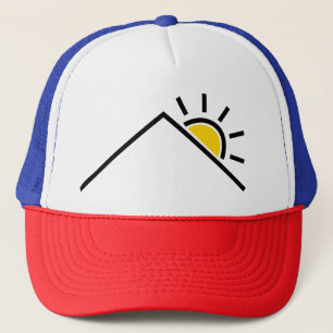 Casquette Toit, Maison, Soleil