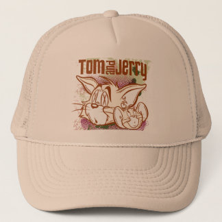 Casquette Tom et Jerry Brown et vert