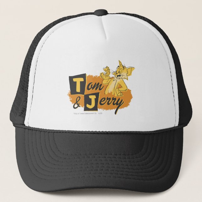 Casquette Tom et Jerry Mouse en Paw Logo (Devant)