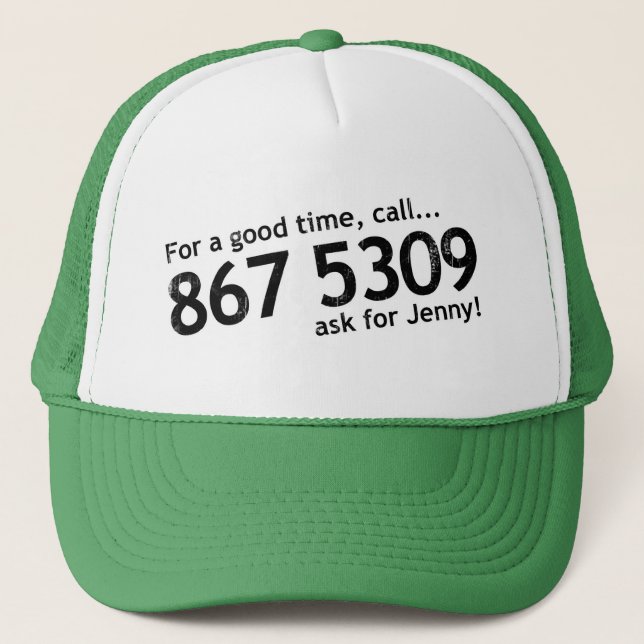 Casquette Tommy 867 5309 Tutone (Devant)