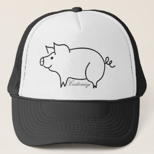 Casquette Tonnerre d'animal de porc
