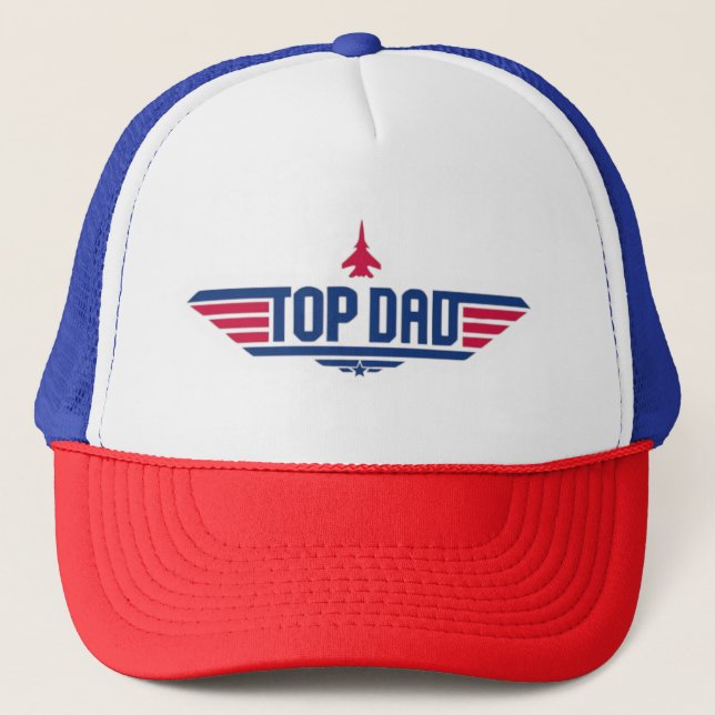 Casquette Top Papa Top Gun Inspiré (Devant)