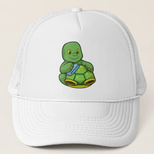 Casquette Tortue avec coquille et chiffon de nettoyage