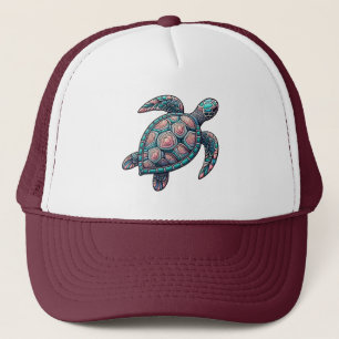 Casquette Tortue de mer décorative