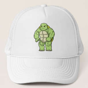 Casquette Tortue en Bodybuilder avec Six pack