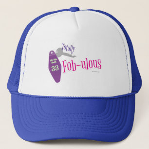 Casquette Totalement Fabuleux Clé Fob Slogan Art Fun