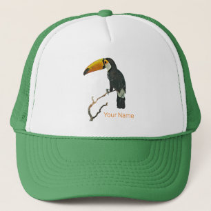 Casquette Toucan Portrait Animal Tropical Bird Design