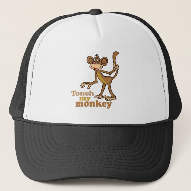 CASQUETTE TOUCHEZ MON SINGE (Devant)