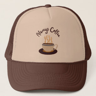 Casquette Toujours café Streaming Hot Cup Texte Brown