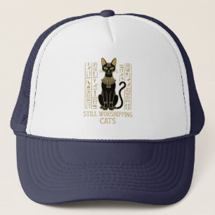 Casquette Toujours en adoration devant les chats – Hiéroglyp