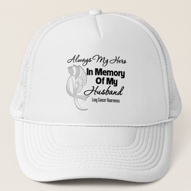 Casquette Toujours mon héros dans le mari de mémoire - cance (Devant)