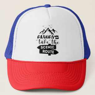 Casquette Toujours Prendre La Route Pittoresque