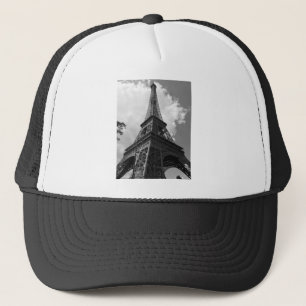 Casquette Tour Eiffel noir et blanc à Paris